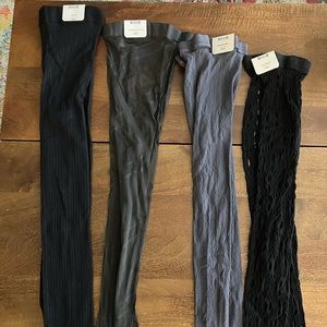 Wolford 4pk variety tights grey or black